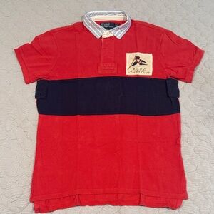 Polo Ralph Lauren RLPC Yacht Club short Sleeve Color block Polo Custom Fit Med